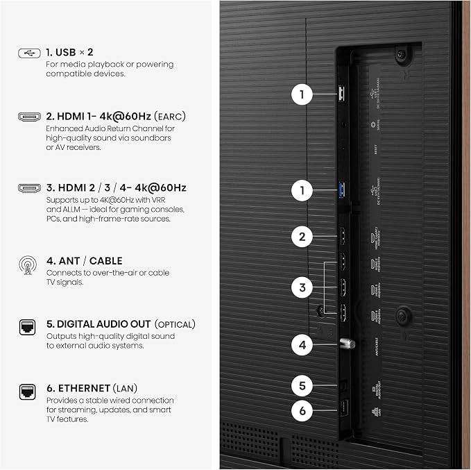 Hisense 50“ Hi-QLED S7 CanvasTV Series 4K UHD Google Smart Art TV (50S7SG, 2026 New) - Art Mode, Anti-Glare Panel, Dolby Vision HDR, Hi-Matte Display, Frame & UltraSlim Wall Mount Included - Image 14