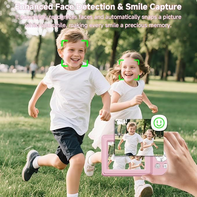 Digital Camera, 56MP 2.7K Dual-Screen Selfie Camera - Image 4