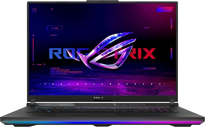ASUS ROG Strix Scar 18 (2023) Gaming Laptop, 18” Nebula Display 16:10 QHD 240Hz/3ms, GeForce RTX 4090, Intel Core i9-13980HX, 32GB DDR5, 2TB PCIe SSD, Wi-Fi 6E, Windows 11 Pro, G834JY-XS97,Black - Image 2