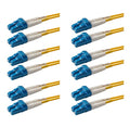 SpeedyFiberTX – 6-Pack 5 Meter LC to LC Fiber Patch Cable, Corning SMF-28 by SpeedyFiberTX