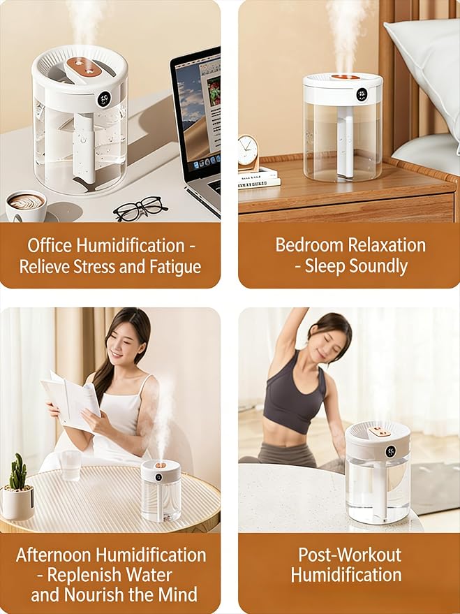 Dreramzy Humidifiers 2026 2L Smart Dreamzy Humidifier for Bedroom Office (Green) - Image 5