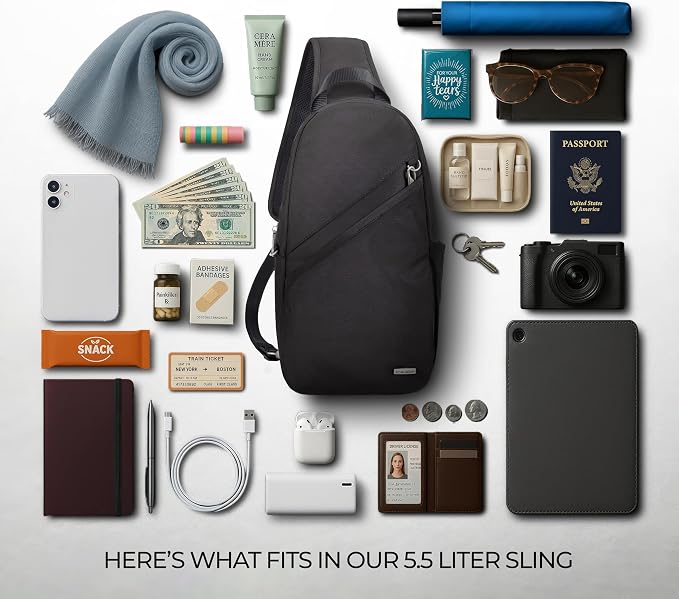 Travelon Anti-Theft Classic Sling Bag - Image 7