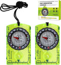 Outdoor Compass with Adjustable Declination, Navigation and Survival. by Unknown