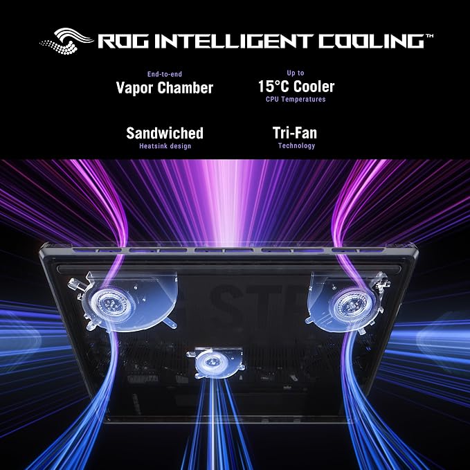 ASUS ROG Strix G16 (2025) Gaming Laptop, 16” FHD+ 16:10 165Hz/3ms, NVIDIA® GeForce RTX™ 5060, Intel® Core™ i7 Processor 14650HX, 16GB DDR5, 1TB Gen 4 SSD, Wi-Fi 7, Windows 11 Home, G615JMR-AS74 - Image 6