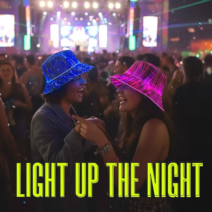 GloFX Bucket Hat – LED Light Up Rave Hat - Image 2
