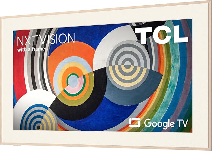 TCL 75 Inch Class NXTVISION Series Picture Frame Art TV | 75A300W, Latest Model | QLED 4K HDR Smart Google TV | 120HZ Dolby Atmos Audio | Alexa Google Apple Streaming Television | Easy Install - Image 12