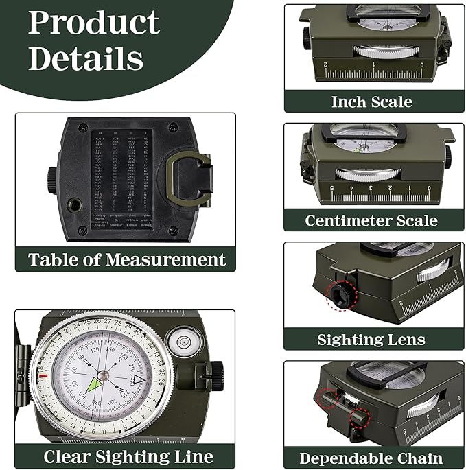 Compasses，Hiking Compass for Survival - Image 3