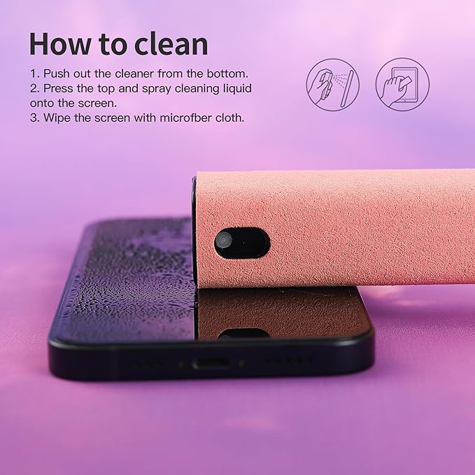 CUIUD Screen Cleaner Kit, Two in One Screen Cleaner Spray and Wipe, Touchscreen - Image 5
