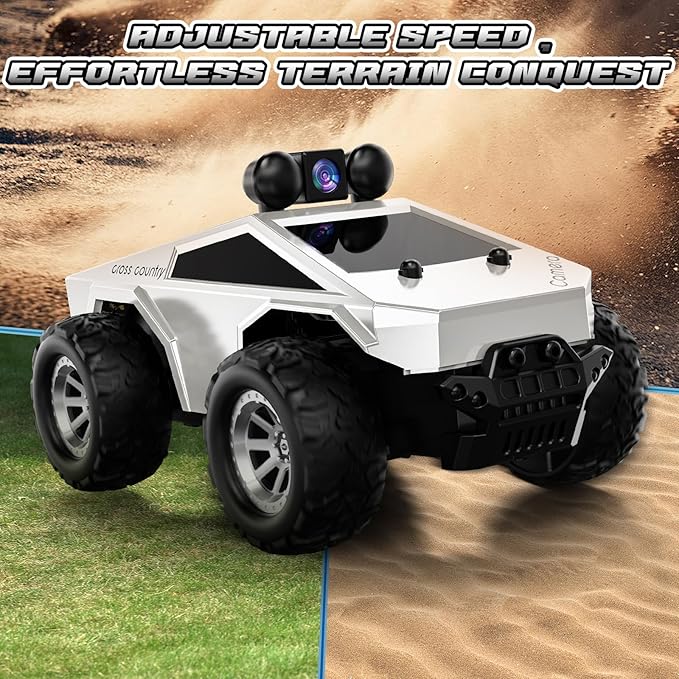 RC Cars with Camera Remote Control Truck with 720P HD FPV Camera, All-Terrain - Image 5