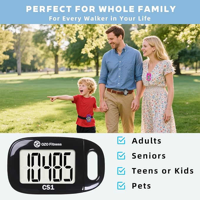 Clip-on 3D Pedometer for Walking Steps Counter - Image 7