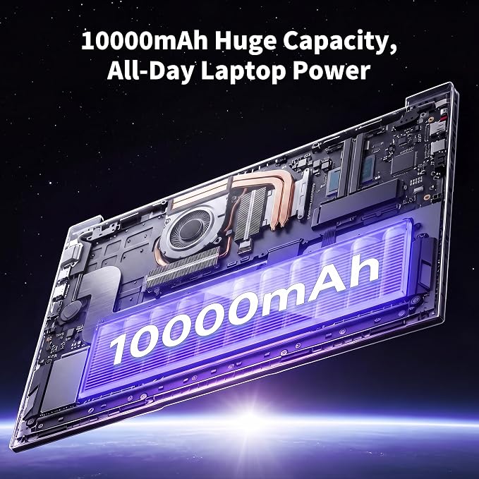 18.5 Inch Laptops, Core i9 CPU (Up to 4.8 GHz), 16GB RAM, 512GB SSD, WiFi-6 | 100% sRGB FHD Display, Win 11 Home, Backlit Keyboard, Numeric Pad Fingerprint Login, Laptop Computer for Business Students - Image 5