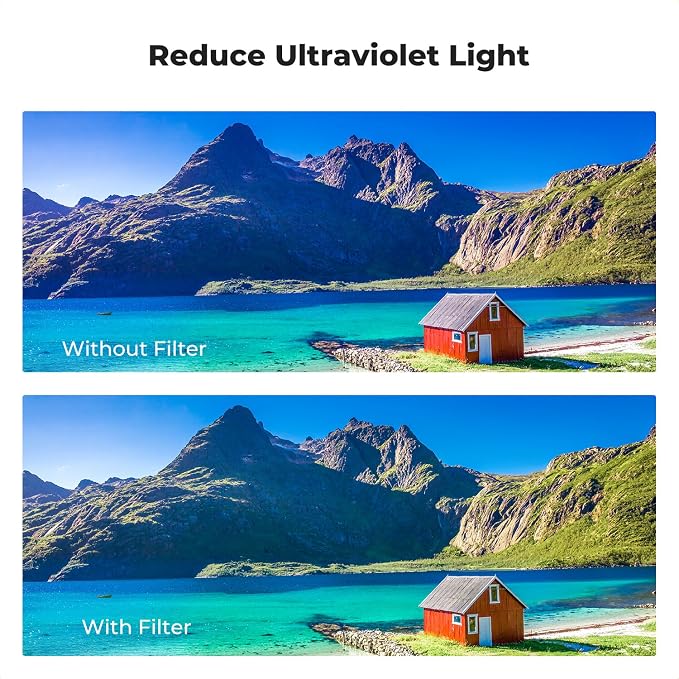 K&F CONCEPT 52mm Explosive-Proof MCUV Lens Protection Filter 28 Multi-Layer - Image 4