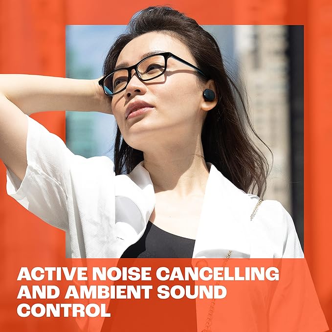 JBL Tune Buds - Noise Cancelling Earbuds - Black | JBL Pure Bass Sound, Bluetooth 53 with LE audio support, Active Noise Cancelling with Smart Ambient - Image 4