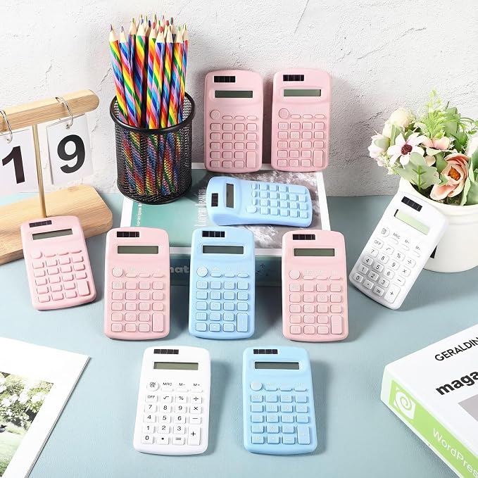 Flutesan 30 Pack Pocket Calculator Small Battery Powered Bulk Mini Size 4 - Image 7