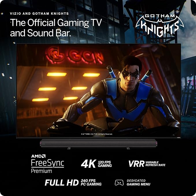VIZIO 50" MQX Series Premium 4K 120Hz QLED HDR Smart TV with Dolby Vision 240Hz @ 1080p PC Gaming, WiFi 6E, M50QXM-K01, 2023 Model (Renewed) - Image 8