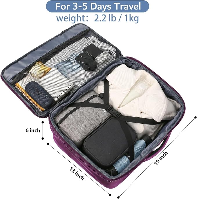 MATEIN Travel Backpack for Women, Expandable Flight Approved Carry on Backpack - Image 5