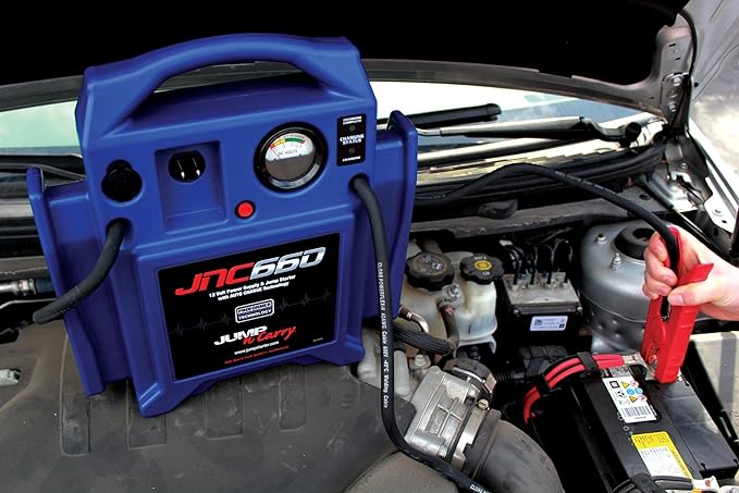 Clore Automotive Jump-N-Carry JNC660 1700 Peak Amp 12 Volt Jump Starter , Blue - Image 3