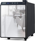 BLACK+DECKER 6-Bottle Thermoelectric Wine Chiller, BD60316, Mirrored Door | Thermoelectric Wine Cooler with Temperature Control, 6 Bottle Fridge for Reds, Whites and More, LED Display, Chrome Racks by Unknown