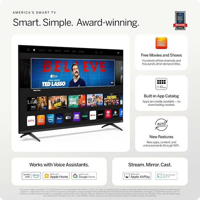 VIZIO 50" MQX Series Premium 4K 120Hz QLED HDR Smart TV with Dolby Vision 240Hz @ 1080p PC Gaming, WiFi 6E, M50QXM-K01, 2023 Model (Renewed) - Image 5