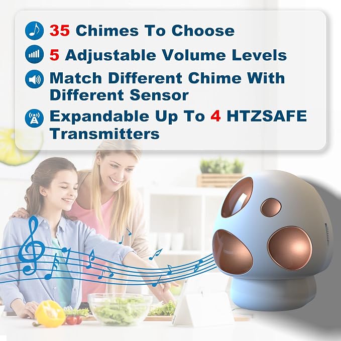 Extra Wireless Receiver for HTZSAFE Alarms- Up to 4 Channels and 35 Optional - Image 5