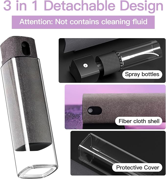 CUIUD Screen Cleaner Kit, Two in One Screen Cleaner Spray and Wipe, Touchscreen - Image 3