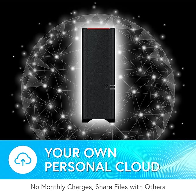 BUFFALO LinkStation 210 6TB 1-Bay NAS Network Attached Storage - Image 2