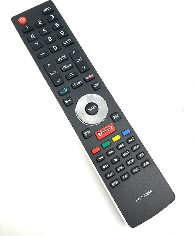 HISENSE TV Remote Control for 40K366WN 32K20 32K20DW 32K20W 40H5 50H5G 50K610GWN 55K610GWN 32K366W 40K366W 50K610GW 55K610GW - Image 2
