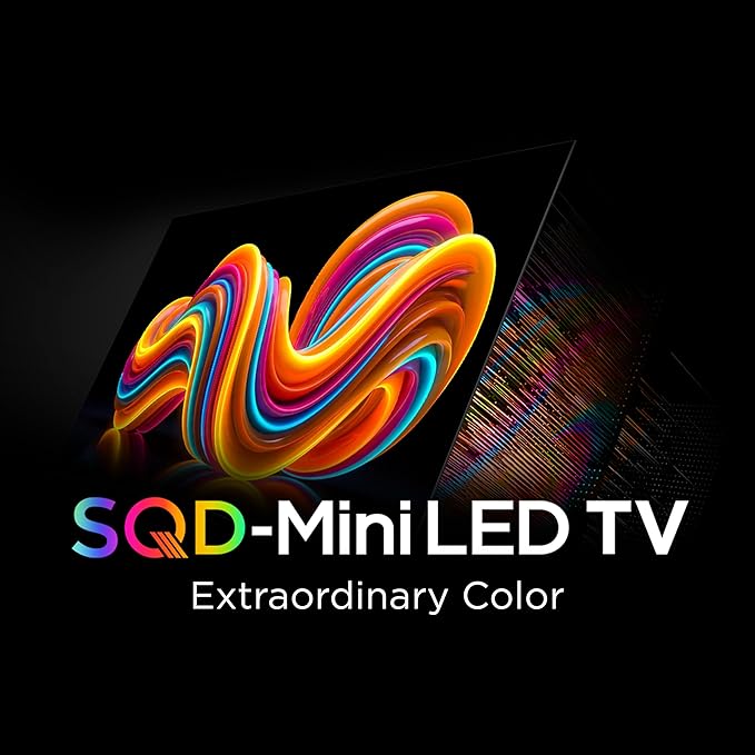 TCL 55 Inch Class QM7L Series | SQD-Mini-LED QLED Smart TV | 55QM7L, 2026 Model | 144Hz | Ultimate Color Ultra Brightness & Contrast | Google AI Bang & Olufsen | Voice Gaming Streaming Television - Image 5