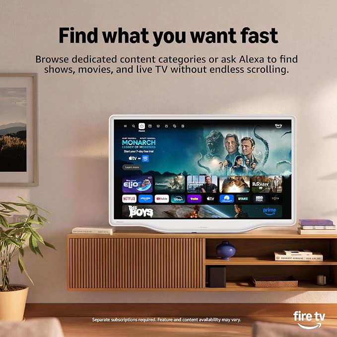 Hisense 43-Inch S5 DécoTV Series Hi-QLED 4K UHD Smart Fire TV (43S5QF, 2026 Model) – Versatile Fit, Hi‑QLED Color, Dolby Vision & Atmos, VRR Gaming, Stream Live TV Without Cable - Image 12
