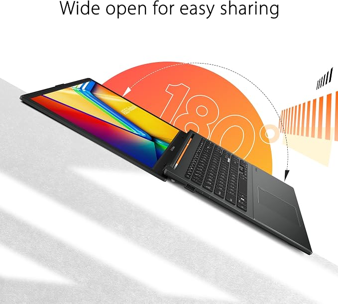 ASUS 2023 Vivobook Go 15 Laptop, 15.6" FHD Display, AMD Ryzen 5 7520U Processor, 8GB RAM, 512GB SSD, Windows 11 Home, Mixed Black, E1504FA-AS52 - Image 3