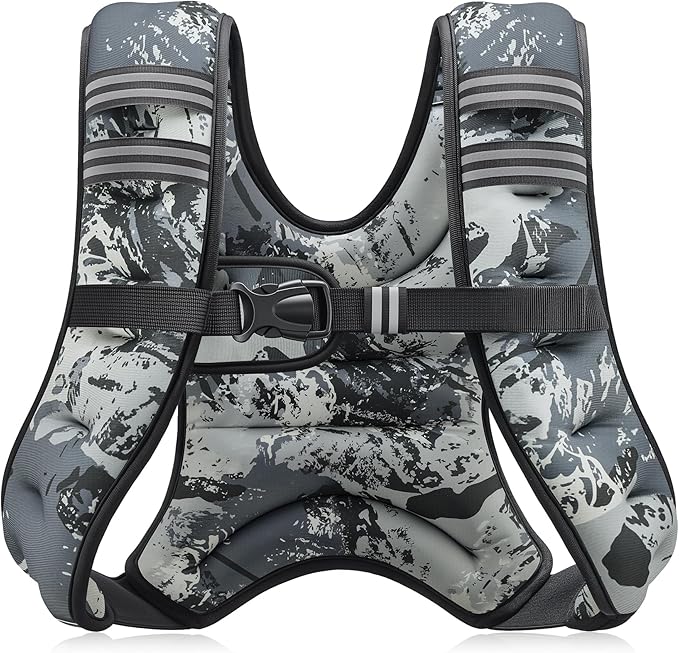 ZELUS Weighted Vest, 6lb/8lb/12lb/16lb/20lb/25lb/30lb Weight Vest by ZELUS