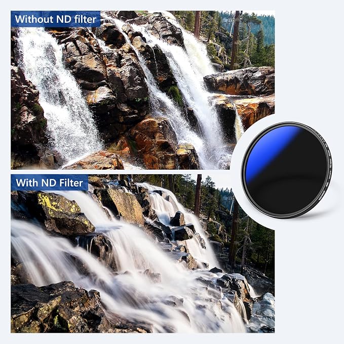 NEEWER 55mm Variable ND Filter ND2-ND400, Neutral Density Filter, Water and - Image 8