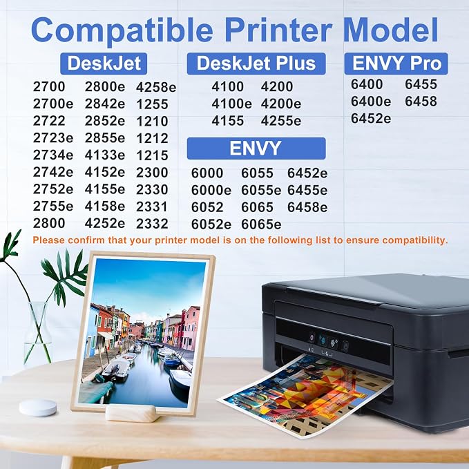 67XL Ink Cartridges Black/Color Combo Pack Replacement - Image 3