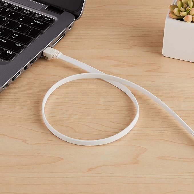 Amazon Basics RJ45 Cat 7 Ethernet Patch Cable, LAN Network, Includes 20 Nails - Image 5
