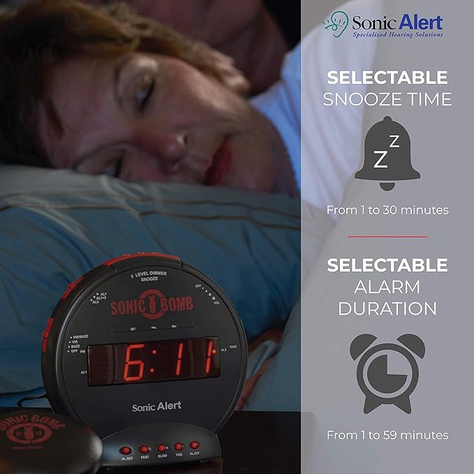 Sonic Bomb Dual Extra Loud Alarm Clock - Image 5