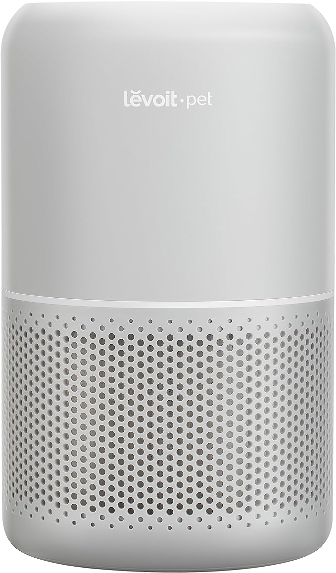 Levoit Air Purifier for Home Pets, Large Room Bedroom, AHAM VERIFIDE | HEPA Sleep Mode, Efficient Filter for Pet Dander, Odors, Captures Smoke, Dust, Pollen, Pet Lock, Core P350-P, Grey by Unknown