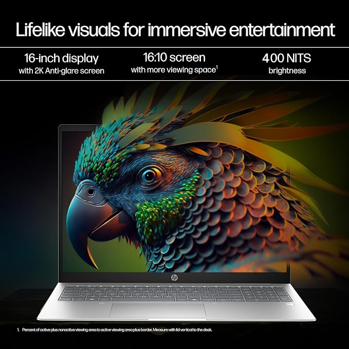 HP EliteBook 6 G1i Laptop Computer, Ultra 7 255U, 16GB DDR5, 512GB SSD | Idea for Business Daily Work, Lifetime Office 365, Backlit Keyboard, Thunderbolt 4, Windows 11 Pro, Pale Silver - Image 6