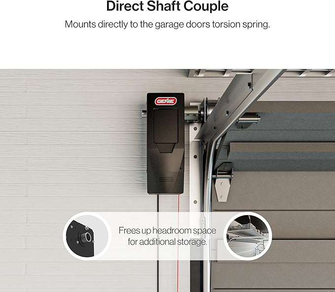 Genie B6172H Wall Mount Smart Garage Door Opener, DC Motor Lifts up to 14ft - Image 6