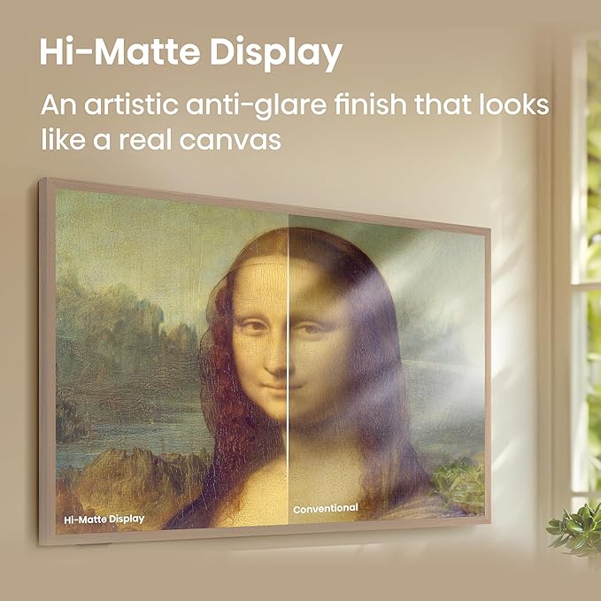 Hisense 85-Inch Class QLED 4K S7N CanvasTV Series Dolby Vision HDR Google Smart TV (85S7N) - 144Hz, Art Mode, Anti-Glare Panel, Hi-Matte Display, UltraSlim Wall Mount & Frame Included - Image 7