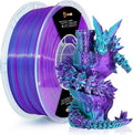 LOVOON 3D Printing Filament PLA Silk Multicolor PLA Filament 1.75mm DualColor by LOVOON