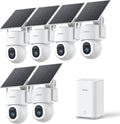 aosu SolarCam D1 Max 6-Cam Kit, 4K Solar Security Cameras Wireless Outdoor by AOSUSecurityOffical