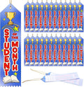 Wavwavw 100 Pcs Student of the Month Award Ribbons Bulk 8" x 2" Prizes Ribbons by Wavwavw