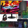 Dell OptiPlex PC,Core I7,24'' Monitor,RX 550 4G,16G RAM,512G SSD(Renewed) | Gaming Computer PC, i7 up to 3.9G, 24 inch FHD,WiFi, ARGB Headset,4K Support,DP, HDMI,DVI,Windows 11 Pro,Home or Office PC by Amazon+Renewed