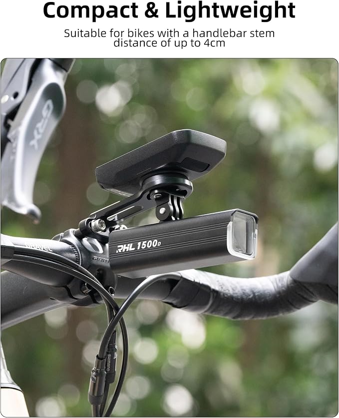 ROCKBROS Bike Computer Mount Out-Front Aluminum Integrated Bicycle Cycling - Image 3