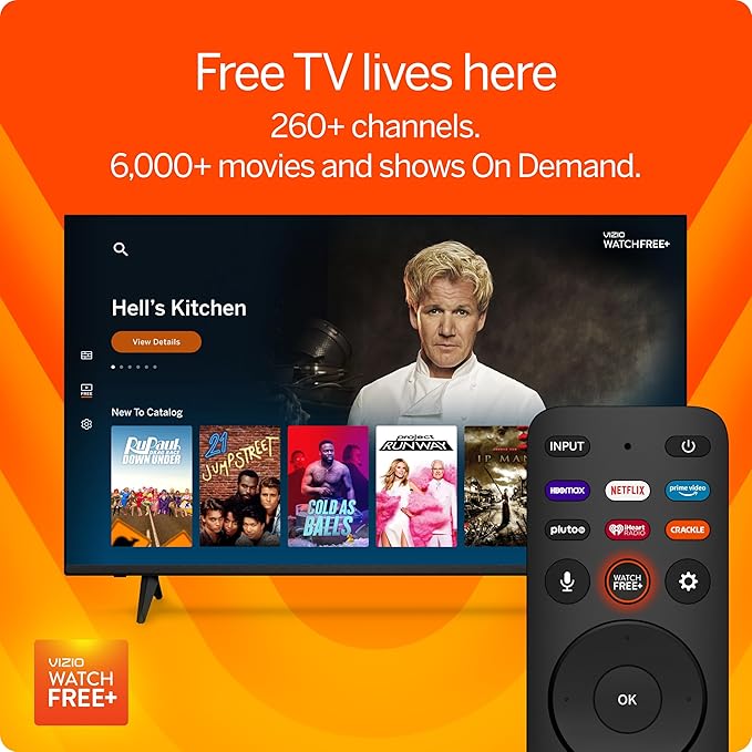 VIZIO 43-inch V-Series 4K LED HDR Smart TV w/Dolby Vision, WiFi 6E, Bluetooth Headphone Capable, AMD FreeSync & Alexa Compatibility, V435M-K04, 2023 Model - Image 8