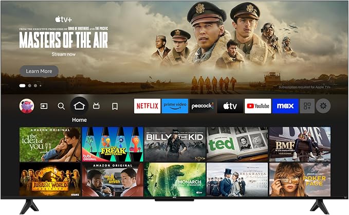TCL 55-Inch Class Q65 QLED 4K Smart TV with Fire TV (55Q651F, 2024 Model), Dolby Vision and Atmos, HDR PRO+, Alexa Built-in with Voice Remote, Apple AirPlay 2 Compatibility, Streaming Television - Image 9