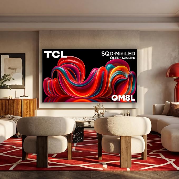 TCL 98 Inch Class QM8L Series | SQD-Mini-LED QLED Smart TV | 98QM8L, 2026 Model | 144Hz | Ultimate Color Brightness & Contrast | Google AI Bang & Olufsen | Voice Control Gaming Streaming Television - Image 13