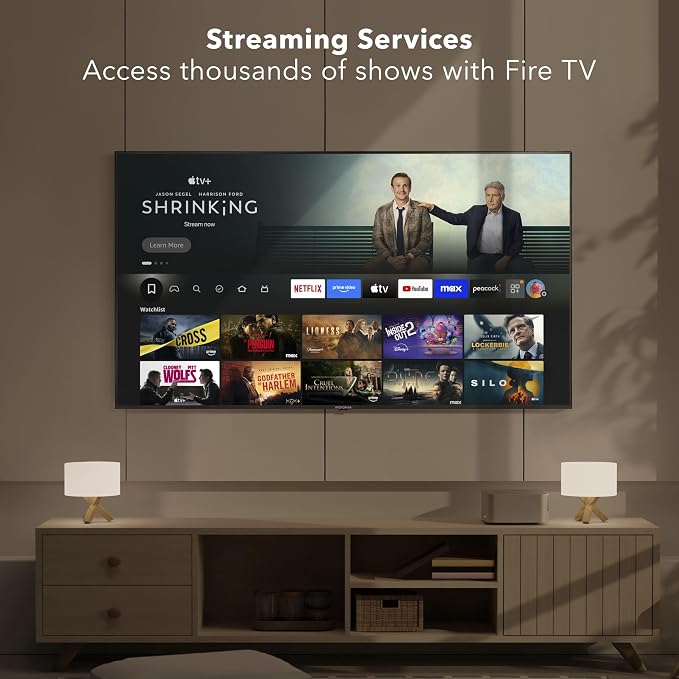 Insignia 55" Class F70 Series 4K UHD HDR QLED Mini-LED Smart Fire TV, Voice Remote with Alexa, Stream Live TV Without Cable - Image 5