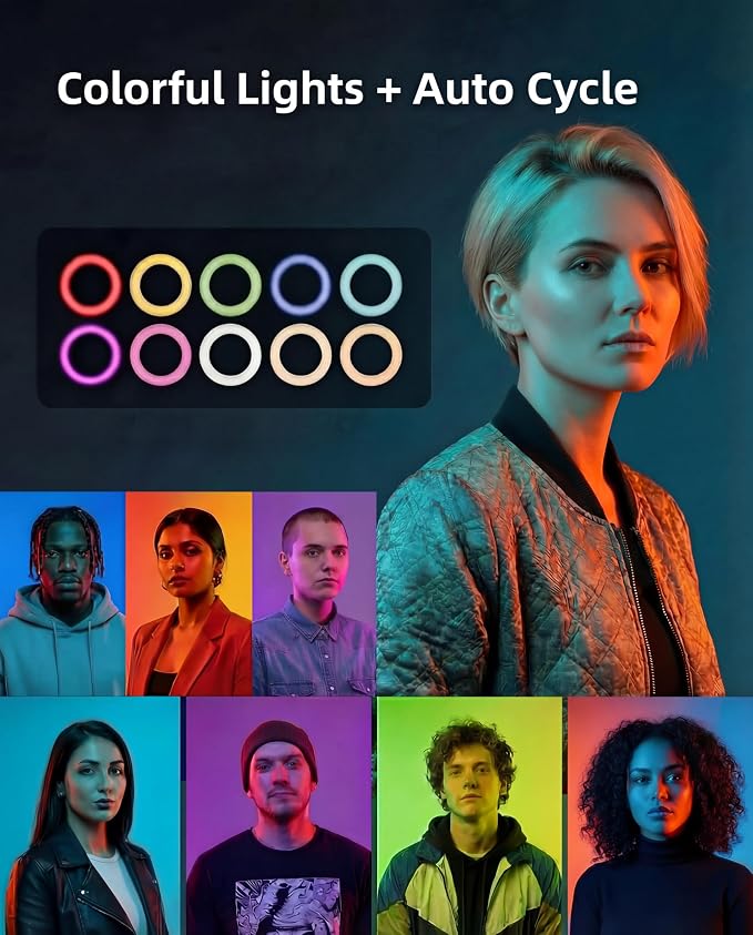 Ring Light for Phone, Magnetic Selfie Light - Image 3