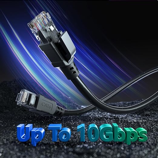Cat 6 Outdoor Ethernet Cable 75 ft, 24AWG 10Gbps Cat6 Cable Cord Waterproof - Image 8